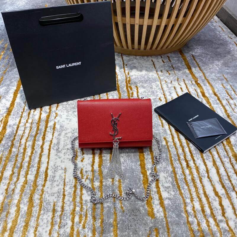 YSL Saint Laurent Kate Small With Tassel In Grain Leather 474366