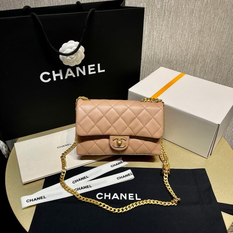 Chanel Lambskin Small Flap Bag AS3393
