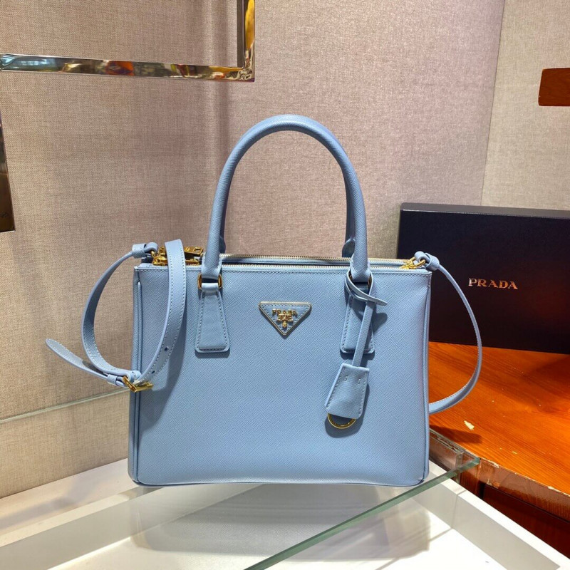 Prada Galleria Nude Medium Saffiano Leather Bag 1BA863