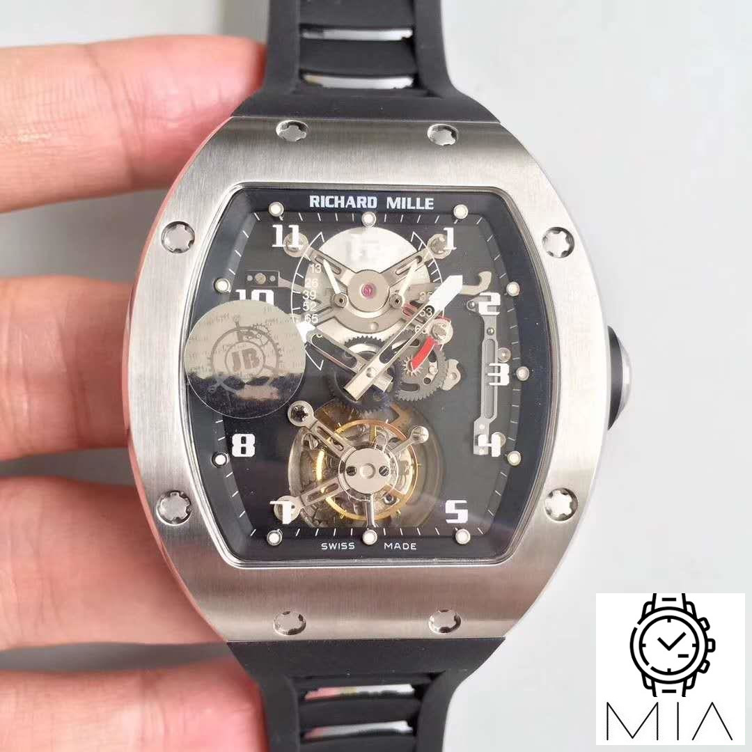 Richard Mille RM001 Tourbillon JB Factory Black Dial