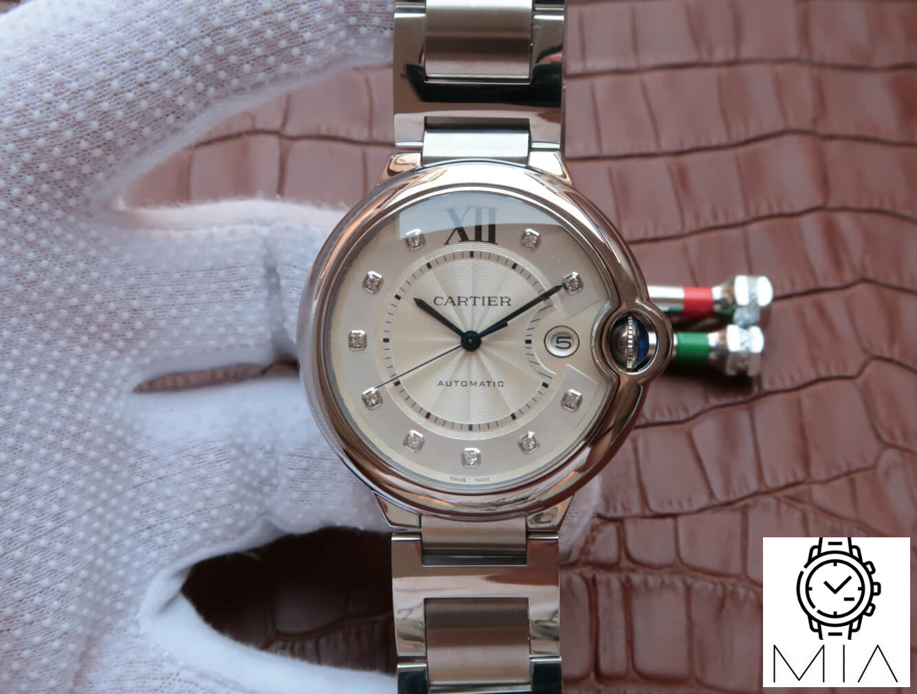 Ballon Bleu De Cartier WE902075 JF Factory Diamond-Set Dial