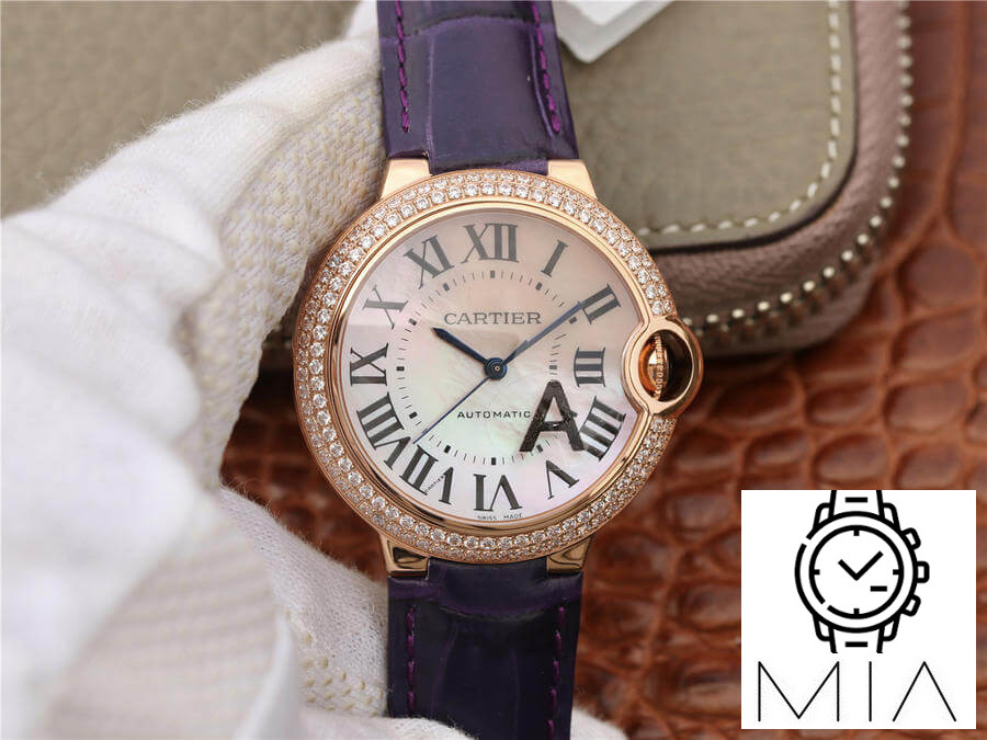 Ballon Bleu De Cartier WE902066 V6 Factory Diamond-Set Bezel
