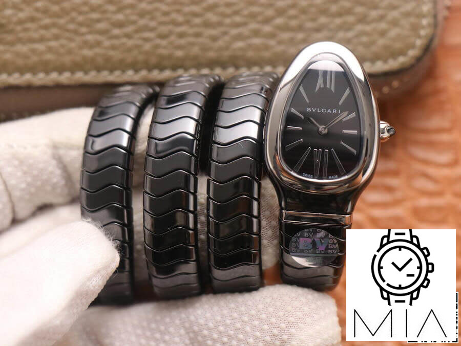 Bvlgari Serpenti BV Factory Black Strap