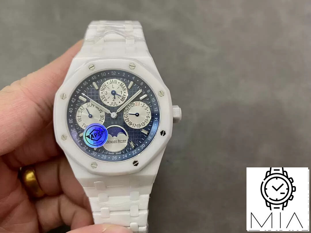 Audemars Piguet Royal Oak 26579CB.OO.1225CB.01 APS Factory V3 White Strap