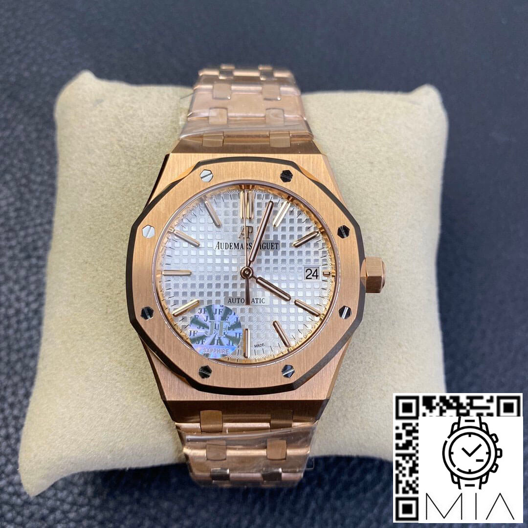 Audemars Piguet Royal Oak 15450OR.OO.1256OR.01 JF Factory White Dial