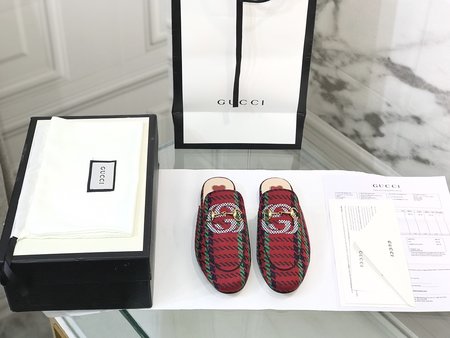 Gucci Slippers horsebit series lining sheepskin