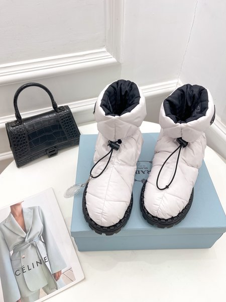 Prada down snow boots