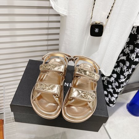 Chanel women s resort sheepskin shoes