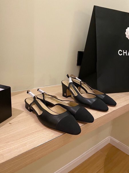 Chanel classic back sandals