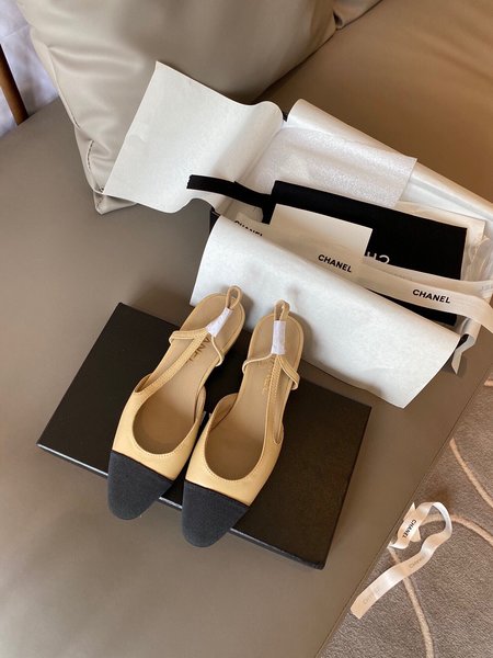 Chanel classic back sandals