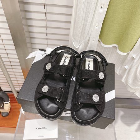 Chanel resort series women s slippers