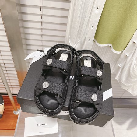 Chanel resort series women s slippers