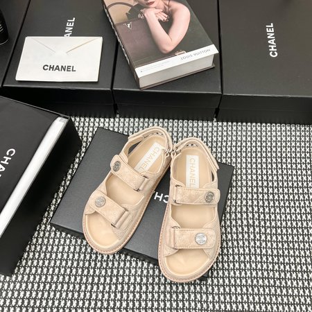 Chanel Velcro sandals