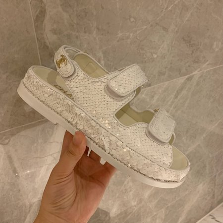 Chanel beach sandals