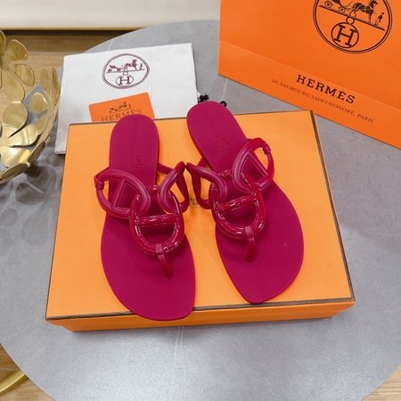 Hermes PVC slippers