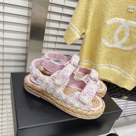 Chanel Classic Beach Velcro Sandals