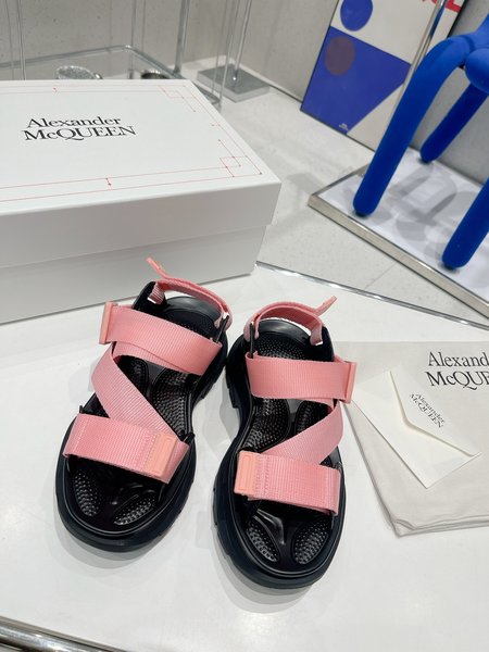 Alexander McQueen Platform Beach Sandals