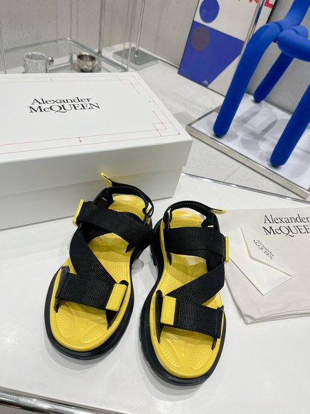 Alexander McQueen Platform Beach Sandals