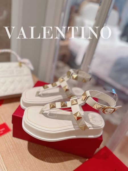 Valentino Studded metal element thick-soled sandals