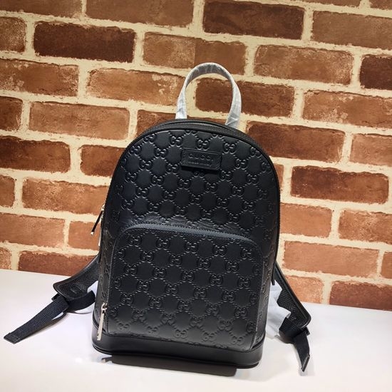 Gucci Backpack Embossed Leather 450967