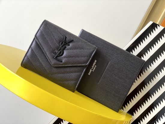 Yves Saint Laurent YSL MONOGRAM Trifold Wallet 403943