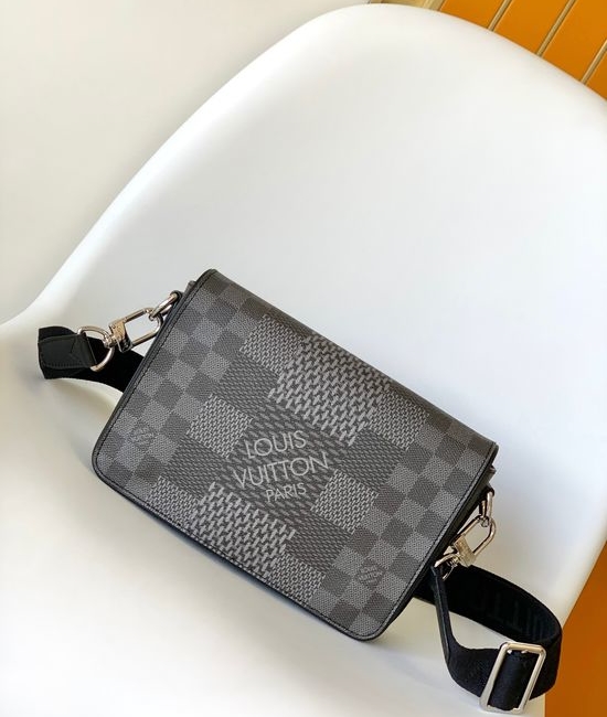 Louis Vuitton LV Studio Messenger Bag Damier Graphite Canvas N50013