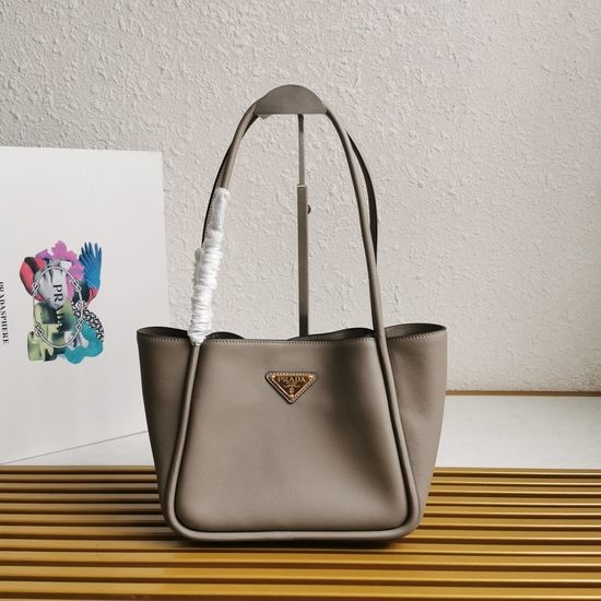 Prada Shoulder Bag Calfskin Multi Compartments 1BG539