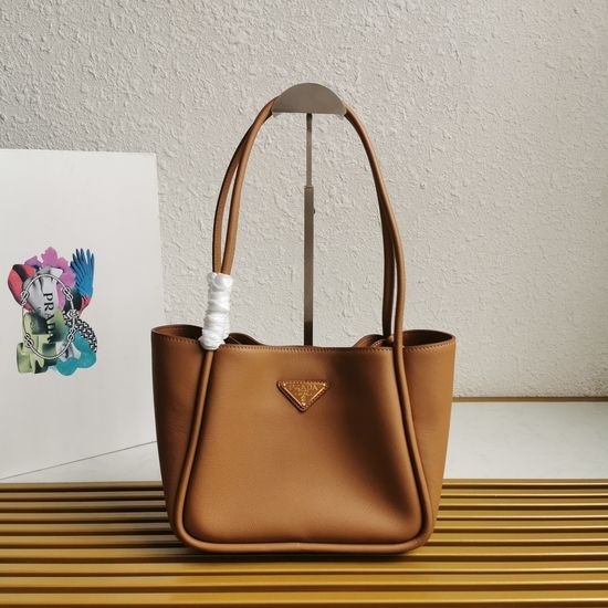 Prada Shoulder Bag Calfskin Multi Compartments 1BG539