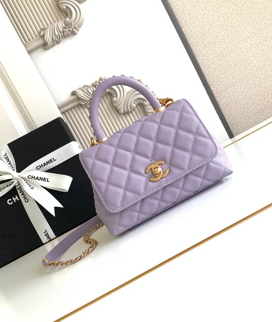 Chanel Coco Handle Flap Handbag 2215