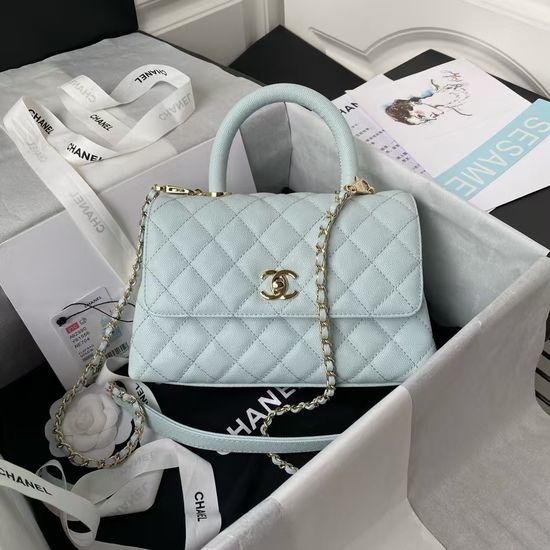 Chanel Coco Handle Lambskin Mini Flap Bag 92990