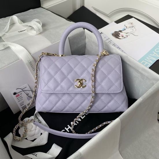 Chanel Coco Handle Lambskin Mini Flap Bag 92990