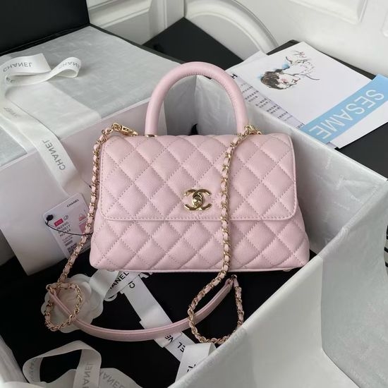 Chanel Coco Handle Lambskin Mini Flap Bag 92990
