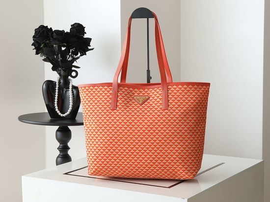 Prada Tessuto Triangulum Nylon Tote Bag 1BD552