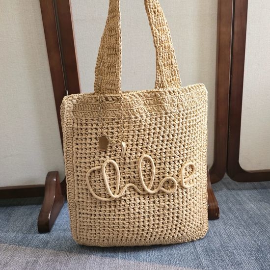 Chloe SUMMER BANANA Straw Bag 6085