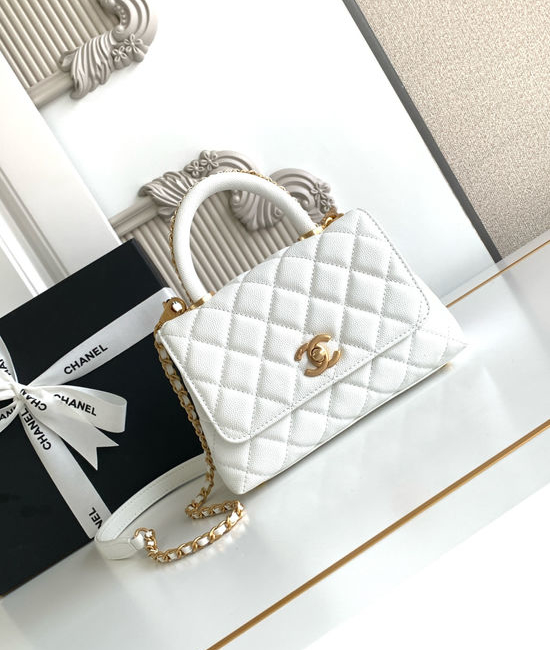 Chanel Coco Handle Flap Handbag 2215