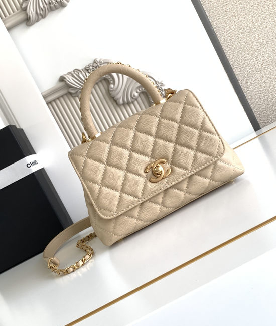 Chanel Coco Handle Flap Handbag 2215