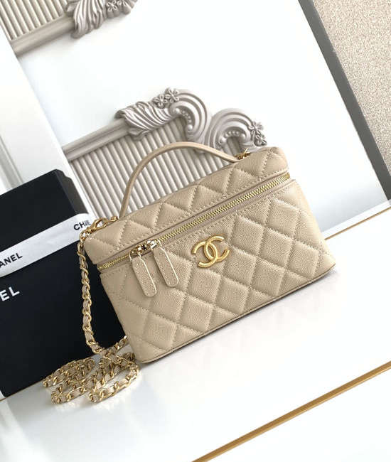 Chanel Double C Logo Lambskin Shoulder Bag AP4483