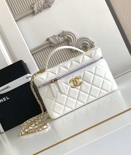 Chanel Double C Logo Textured Bag AP4483