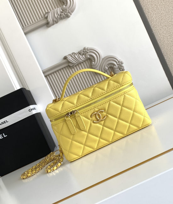 Chanel Double C Logo Textured Bag AP4483