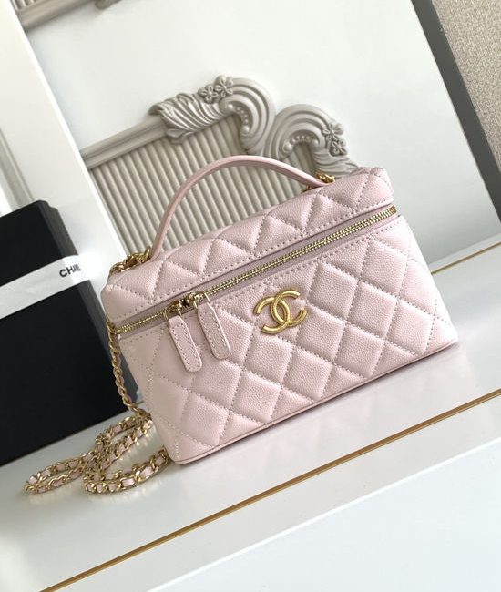 Chanel Double C Logo Textured Bag AP4483