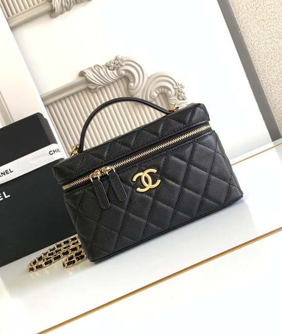 Chanel Double C Logo Textured Bag AP4483