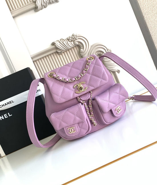 Chanel Duma Leather Backpack 3787
