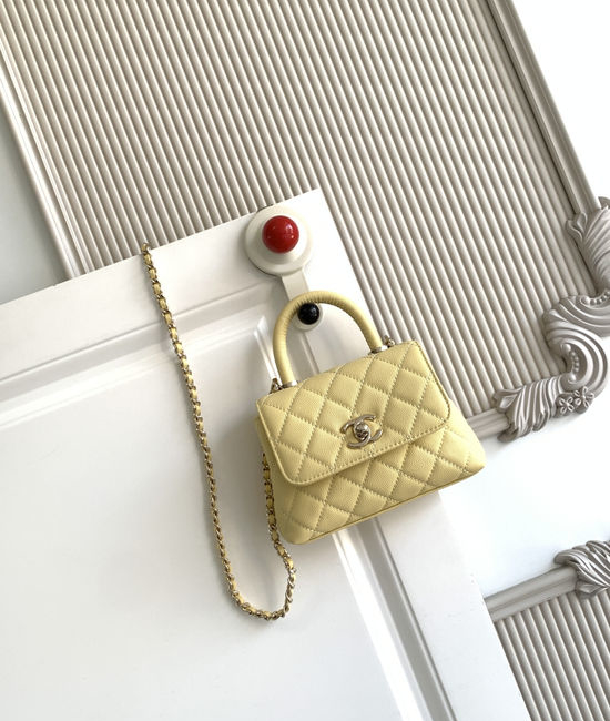 Chanel Cocohandle Grained Calfskin Top Handle Flap Bag AS4244