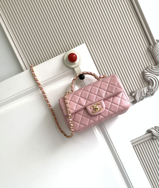 Chanel CF Handle Grained Leather Mini Bag 5701