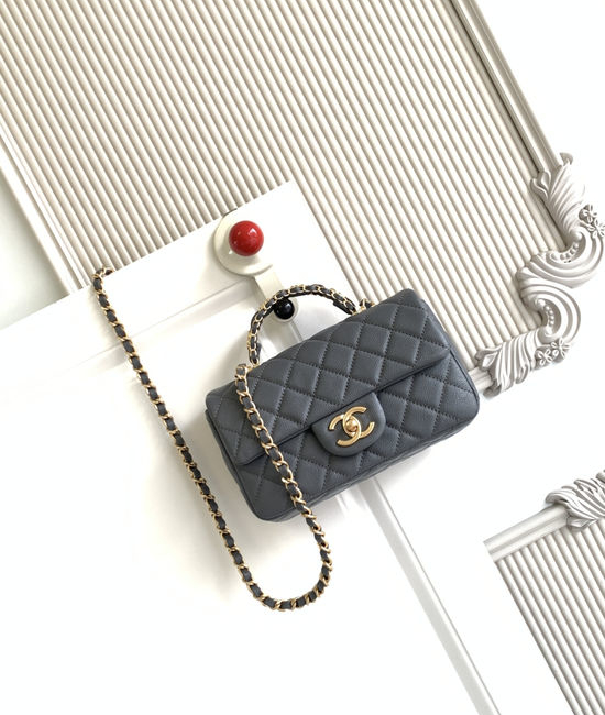 Chanel CF Handle Classic Leather Bag 5701