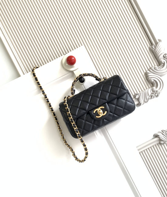 Chanel CF Handle Classic Leather Bag 5701