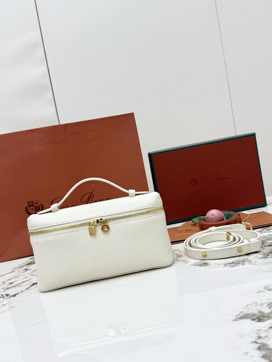 Loro Piana Extra Pocket Leather Crossbody Bag 6165