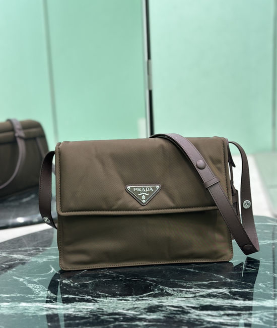 Prada Cini Nylon Medium Messenger Bag 1BD255