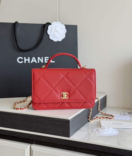Chanel Wallet On Chain Caviar Leather Crossbody Bag AP5031