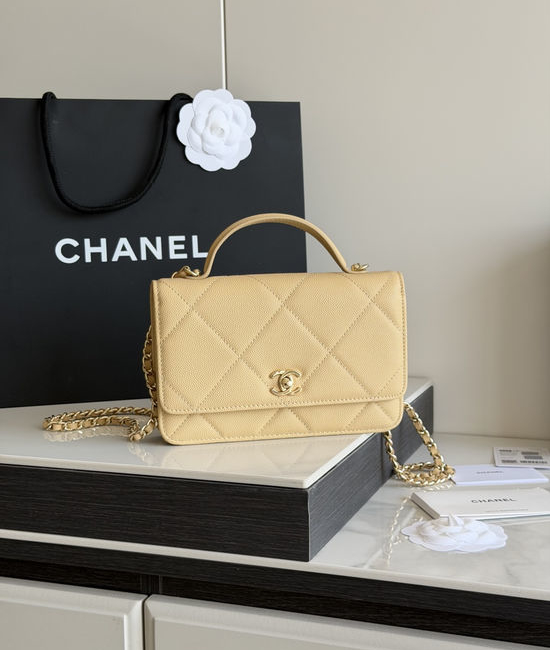 Chanel Wallet On Chain Caviar Leather Crossbody Bag AP5031